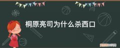 桐原亮司为什么杀西口