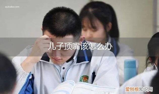 儿子喜欢顶嘴怎么办 儿子顶嘴该怎么办