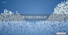孩子迷恋小说该怎么管 孩子迷恋小说怎么办