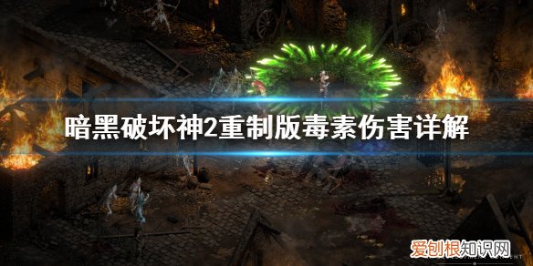 暗黑破坏神2重制版毒素伤害是什么-，暗黑破坏神2毒素伤害可以叠加吗