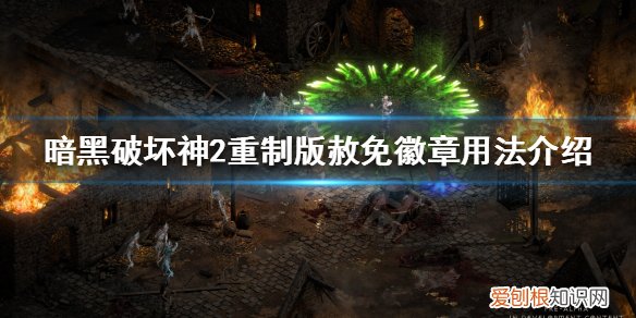 暗黑破坏神2重制版赦免徽章是什么-，暗黑破坏神2重制版 赦免徽章