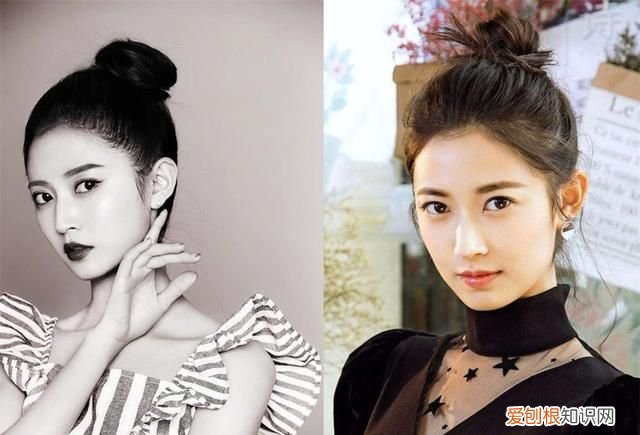 女明星的丸子头又升级了？张雨绮留“小尾巴”，袁姗姗更“炸毛”