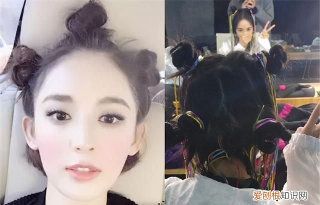 女明星的丸子头又升级了？张雨绮留“小尾巴”，袁姗姗更“炸毛”