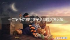 12岁孩子叛逆期家长怎么做 十二岁叛逆期的孩子父母应该怎么做