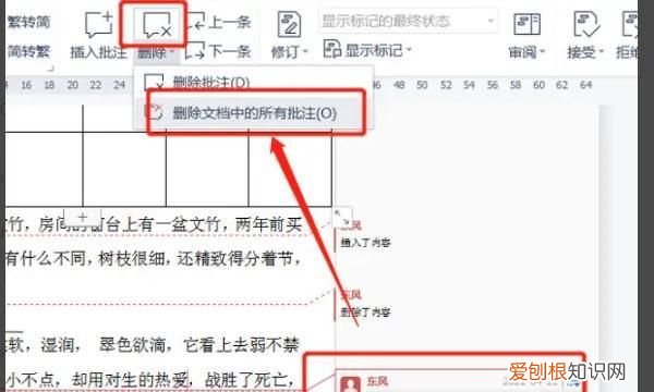 word文档右边的批注栏怎么去掉