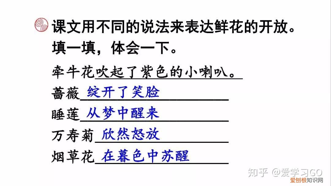 部编版三年级下册花钟第二课时教学设计，部编版三年级下册第13课《花钟》图文讲解+知识点梳理