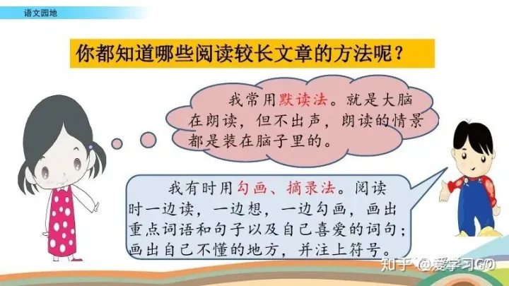 语文四年级下册语文园地四教案，部编版四年级下册《语文园地六》图文讲解