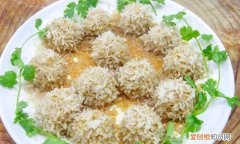 美食教程珍珠丸子做法 正宗湖北珍珠丸子做法