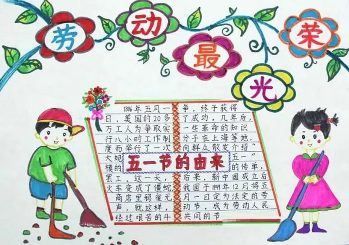 手抄报小学生简单春节，小学手抄报精选！孩子一定能用到！