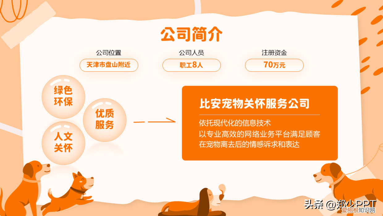 卡通动物ppt背景 可爱,不用图,设计了一份宠物PPT,效果也很不错
