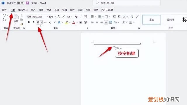 word文字后下划长线怎么打