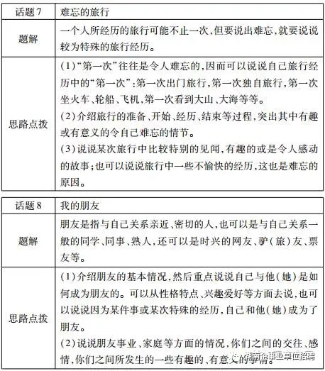 普通话考试最后一题怎么说才得高分？