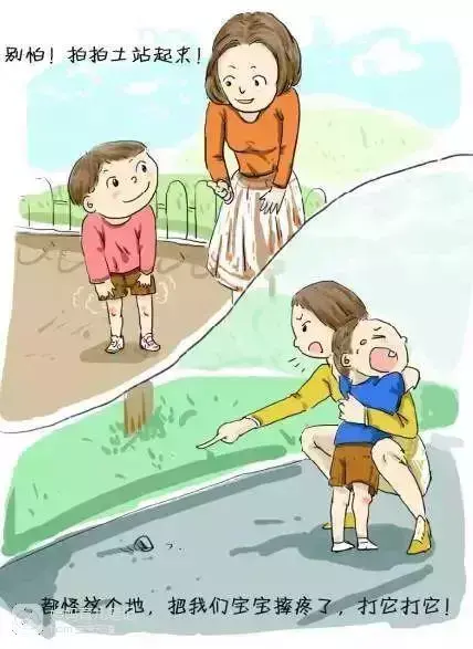 母亲节亲子主题绘画，一组育儿主题的手绘，妈妈们快来看看，你有没有踩过这些坑？