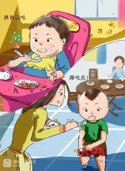 母亲节亲子主题绘画，一组育儿主题的手绘，妈妈们快来看看，你有没有踩过这些坑？