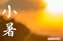 2023年二十四节气小暑是几月几日星期几