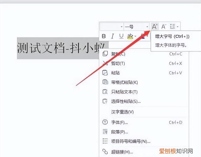 教程word文档怎么把字体变得更大