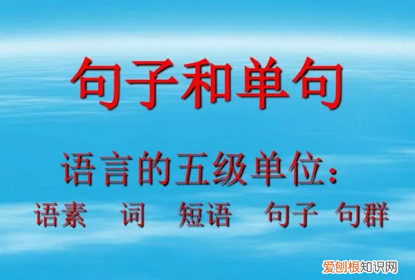 句子同词和短语的本质区别是什么