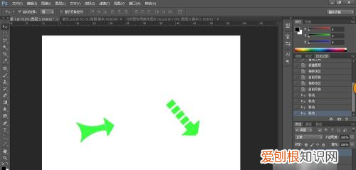 ps怎么画箭头指引线旋转，ps该怎么才能画出箭头指引线