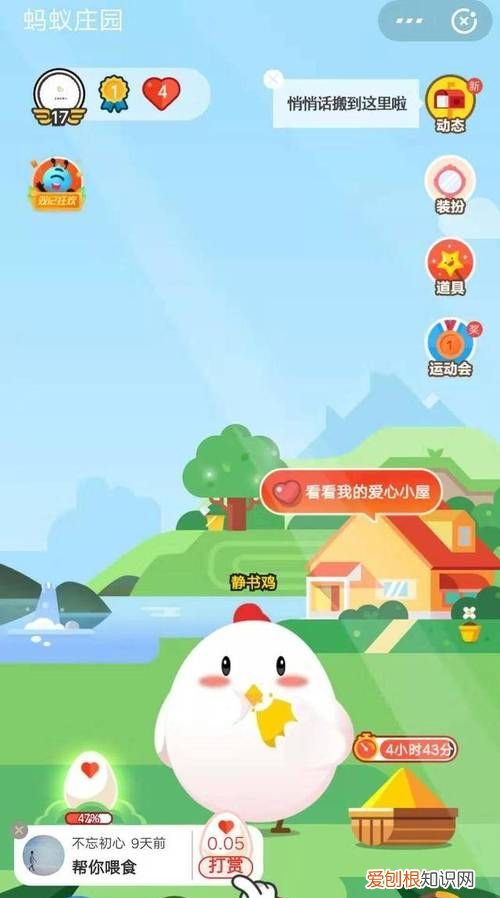 蚂蚁庄园小鸡怎么抢食,支付宝蚂蚁庄园小鸡名字怎么改