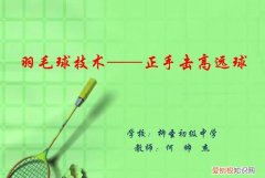 羽毛球发球可以发高远球，羽毛球正确的发球方式是怎么样