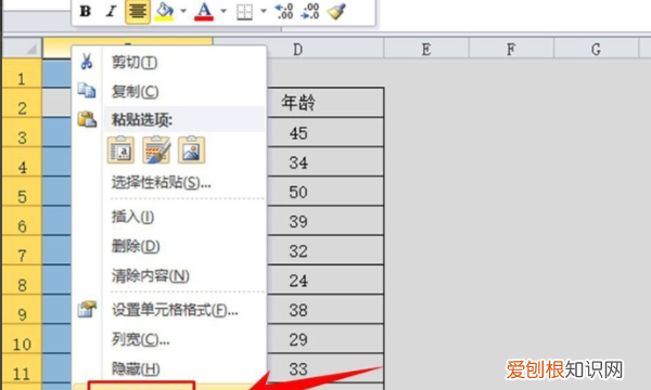 excel表格中间加一行，excel表格隐藏的行怎么恢复
