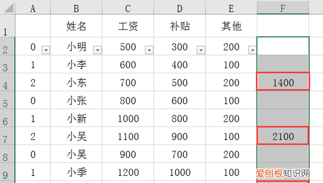 长竖列隔行求和的正确方法 不规律隔行求和的方法和技巧
