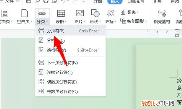 Word如何插入分页符,Word文档删除分页符