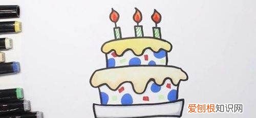 生日蛋糕怎么画又漂亮，简单的生日蛋糕怎么画呢