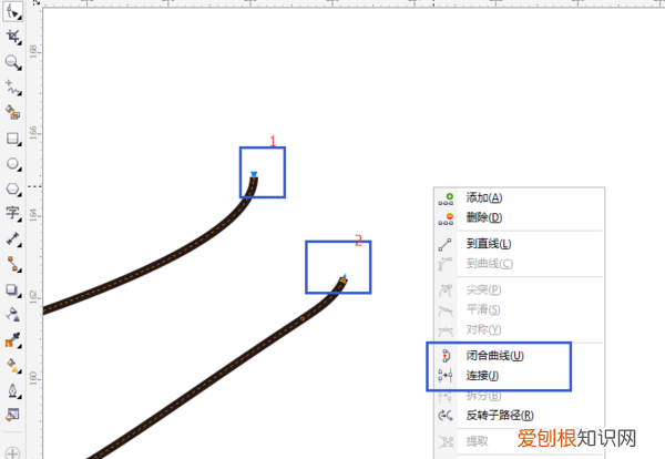 cdr怎么连接两条线，cdr两条曲线怎么连接