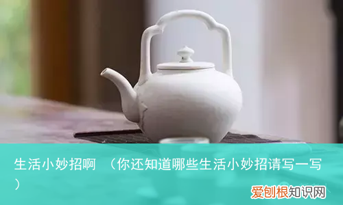 你还知道哪些生活小妙招请写一写 生活小妙招啊