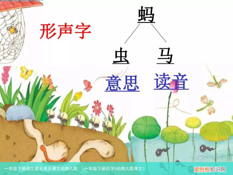 一年级下册识字5动物儿歌课文 一年级下册语文第五单元课文动物儿歌