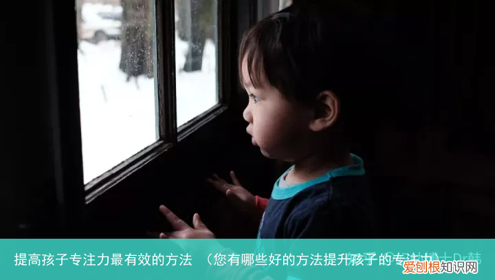 您有哪些好的方法提升孩子的专注力 提高孩子专注力最有效的方法