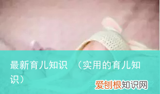 实用的育儿知识 最新育儿知识