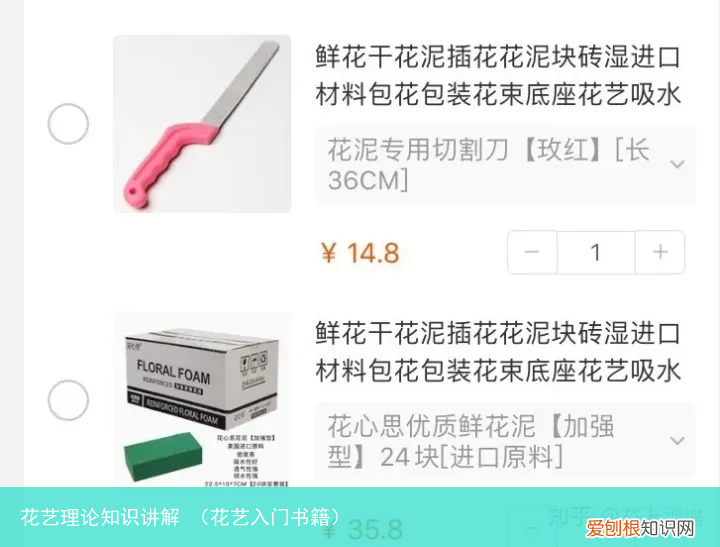 花艺入门书籍 花艺理论知识讲解