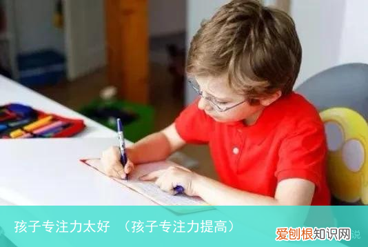 孩子专注力提高 孩子专注力太好
