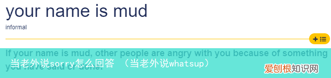 当老外说whatsup 当老外说sorry怎么回答