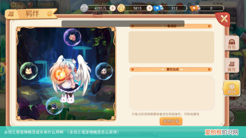 永恒之塔宠物精灵怎么获得 永恒之塔宠物精灵成长有什么用啊