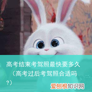 高考过后考驾照合适吗? 高考结束考驾照最快要多久