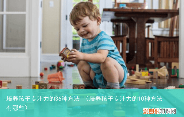 培养孩子专注力的10种方法有哪些 培养孩子专注力的36种方法