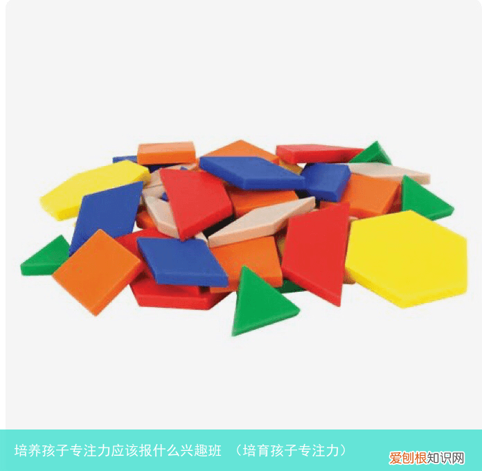 培育孩子专注力 培养孩子专注力应该报什么兴趣班