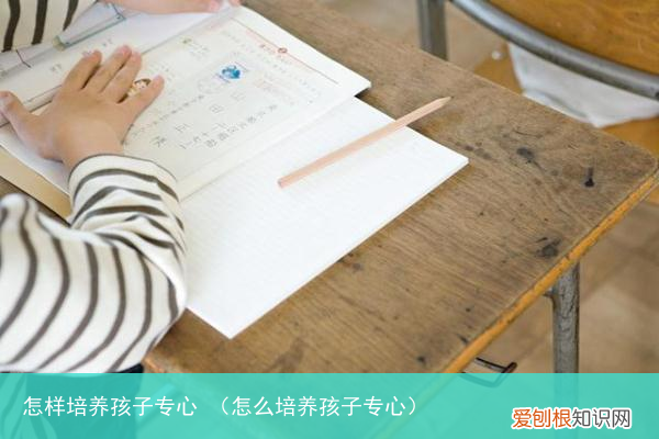 怎么培养孩子专心 怎样培养孩子专心