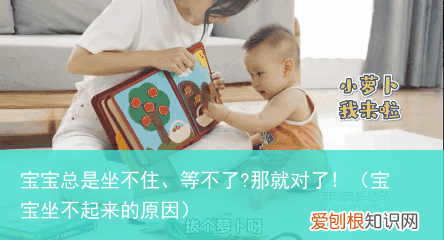 宝宝坐不起来的原因 宝宝总是坐不住、等不了?那就对了!