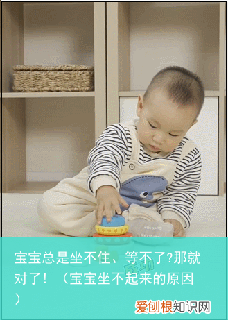 宝宝坐不起来的原因 宝宝总是坐不住、等不了?那就对了!