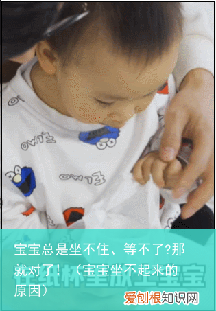宝宝坐不起来的原因 宝宝总是坐不住、等不了?那就对了!