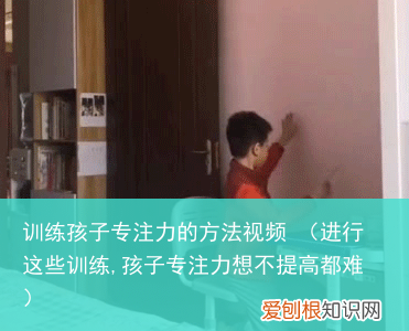 进行这些训练,孩子专注力想不提高都难 训练孩子专注力的方法视频