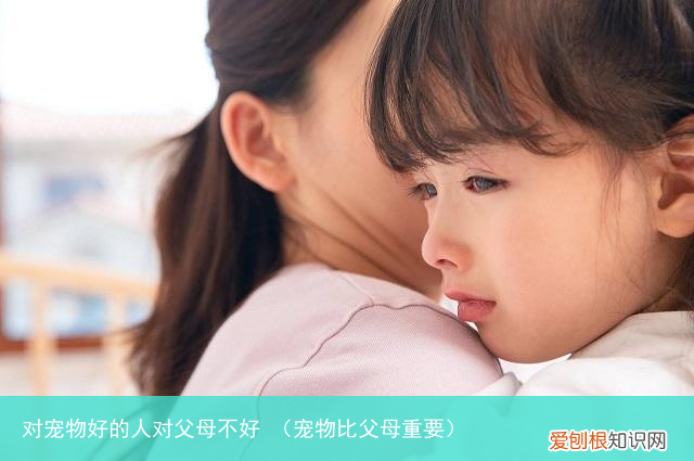 宠物比父母重要 对宠物好的人对父母不好