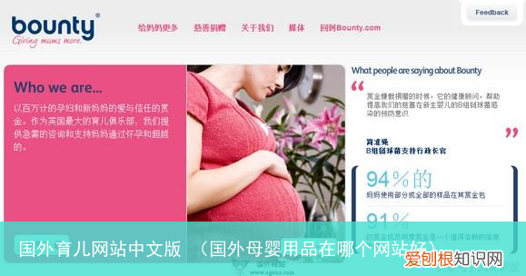 国外母婴用品在哪个网站好 国外育儿网站中文版