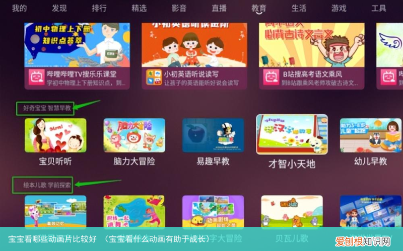 宝宝看什么动画有助于成长 宝宝看哪些动画片比较好