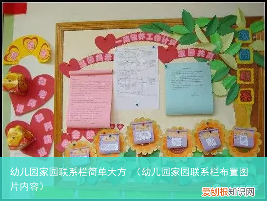 幼儿园家园联系栏布置图片内容 幼儿园家园联系栏简单大方