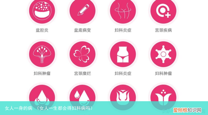女人一生都会得妇科病吗 女人一身的病